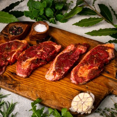 MINTY LAMB STEAKS