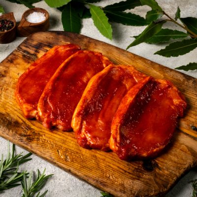 BBQ PORK STEAKS
